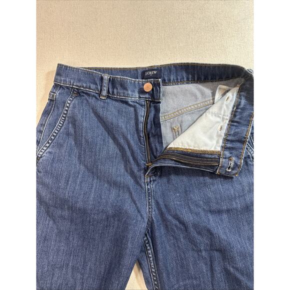 J.Crew Women's Jeans Blue Size 26 Tapered Mid Rise Stretch Denim Cotton Blend - Picture 5 of 9